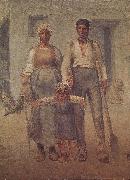 Jean Francois Millet Peasant family France oil painting artist